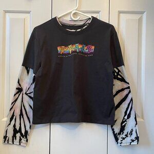 Grateful Dead Rainbow Dancing Bears Layered L/S Tee Shirt Adult XL